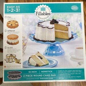 2 Piece Round Cake Pan - Blue